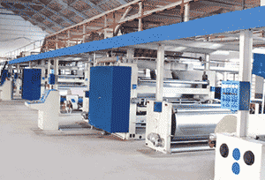 瓦楞紙板生產線場景圖